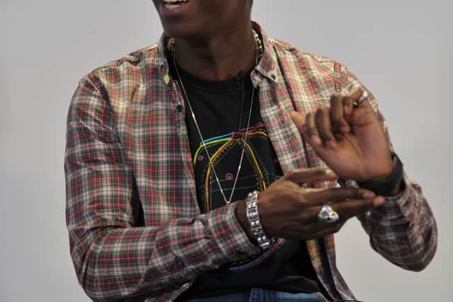 Following these lyrics, the video lights up to show Jamal’s name spelt out on the seats of Stamford Bridge stadium, home of Chelsea FC, of whom Edwards was a lifelong fan.
