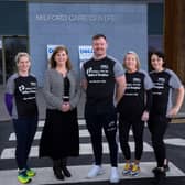 At the launch of the 10km walk/run were Joe Ryan, MCC; Marie Wright, MCC; Mary O’Brien, MCC; David Kilcoyne, Munster Rugby & Ireland; Barbara O’Connell, MCC and Caroline Carey, MCC