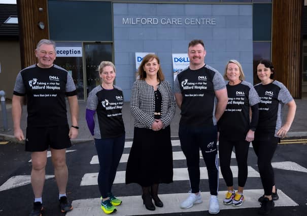At the launch of the 10km walk/run were Joe Ryan, MCC; Marie Wright, MCC; Mary O’Brien, MCC; David Kilcoyne, Munster Rugby & Ireland; Barbara O’Connell, MCC and Caroline Carey, MCC