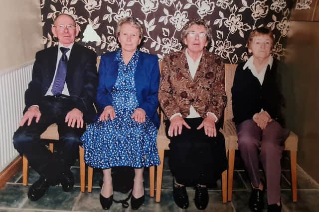 “It was a cracking hall and so was McCabe’s Hall in Belleek and we danced all over”. 