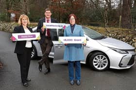 Minister for Transport Eamon Ryan TD, NTA CEO Anne Graham, right and Wendy Thompson, Director of Public Transport Regulation Picture: Julien Behal Photography