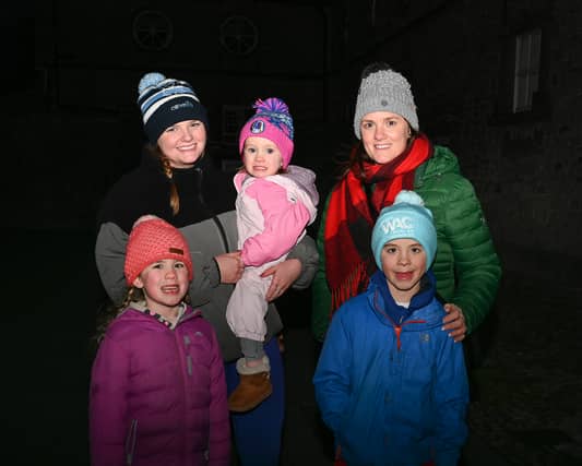 Helen Roberts, Hazel, Heidi, Dylan and Oonagh Guilfoyle PICTURE Vicky Comerford