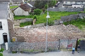 What remains of Curragower House in Clancy's Strand following its demolition over the weekend | PICTURE: PAUL O'BRIEN