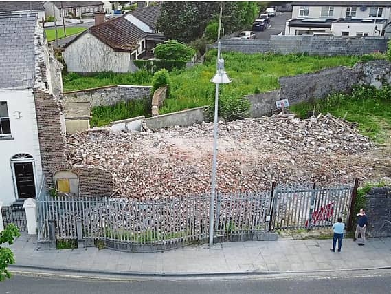 What remains of Curragower House in Clancy's Strand following its demolition | PICTURE: PAUL O'BRIEN
