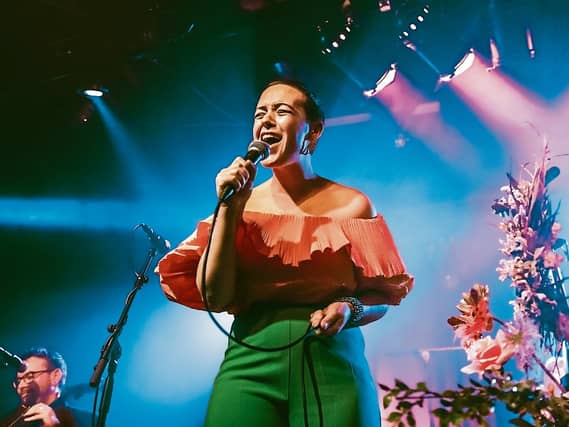 Emma Langford singing her heart out at Dolan’s | PICTURE: Aoife Moloney