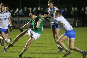 Limerick's Cian Sheehan in action during their McGrath Cup win over Waterford at Mick Neville Park on Wednesday night | PICTURE: Brendan Gleeson.