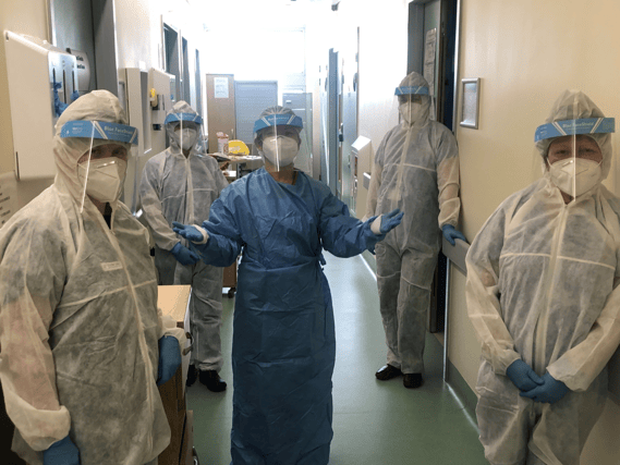 Portlaoise hospital staff need lots of equipment to help them treat patients during the Covid-19 emergency