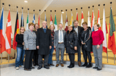 The mixed Limerick and Clare group with MEP Kelly