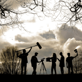 ‘Young Film Stars’, a screening of work showcasing a collaboration between local young people, Amber’s One Million Stars project and the Young Irish Film