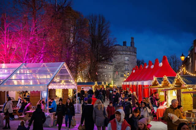The Yulefest market in Kilkenny