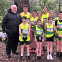Athletics Ireland President John Cronin pictured with members of North Leitrim AC who took part in last Sunday's 123.ie National Race Walk Championships in St Anne’s Park, Dublin