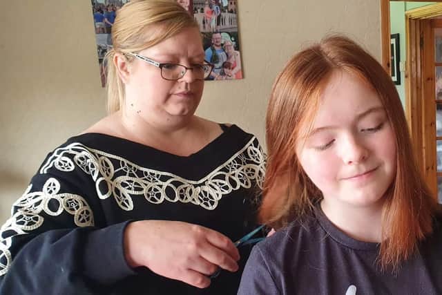 And Olivia added that she is delighted to have her new-look hairstyle in time for her first day back at Thornhill tomorrow (Thursday).