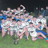 Roche Emmets celebrate their Louth Under 21 Championship final win over Naomh Martin. Photo: Arthur Kinahan