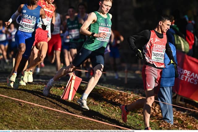 When McGinley finished sixth in the junior men's race in Rosapenna, few were aware that he was inhibited by a sickness in the build up.