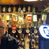 Oscar winner Russell Crowe with Pat O’Connor and Tom Dore, bar manager in Charlie St George's, Limerick, earlier this year
