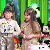 Molly and Anastasia on the Late Late Toy Show | PICTURE COURTESY OF RTÉ
