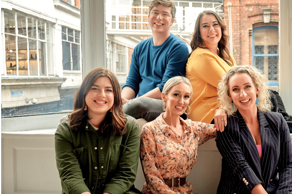 Beo ar Éigean hosts Áine Ní Bhreisleáin, Sinéad Ní Uallacháin and Siún Ní Dhuinn have mentored Michael Fry, Marty Morrissey (not pictured) and Marissa Carter to achieve their own language goals