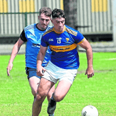 Give him a ball and a yard of grass ... Jamie Roche scored all three goals for Kilsheelan United in their win away to Burncourt Celtic on Sunday last.(File Pic)