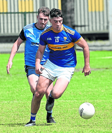 Give him a ball and a yard of grass ... Jamie Roche scored all three goals for Kilsheelan United in their win away to Burncourt Celtic on Sunday last.(File Pic)