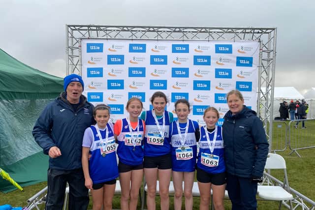 McCarroll led the way for the Finn Valley AC juniors to take silver medals. In the combined junior-under-18 race, McCarroll was 11th and she was joined by Amy Greene in 19th, Sally McMenamin in 43rd and the 53rd-placed Nuala Bose.