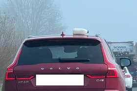The vehicle at the scene (Photo: NI Road Policing and Safety)