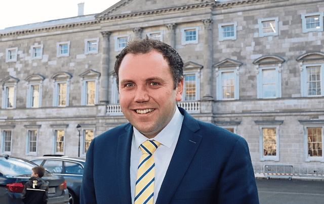 Deputy Cathal Crowe (FF) was one of the names listed on a no entry list