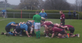Two evenly matched packs - Kilfeacle and Enniskillen - get ready to scrum at Morrissey Park on Saturday last.