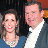 Vicky Phelan at a talk in Nenagh in 2018 on her campaign and health issues, with Deputy Alan Kelly, and Eugene Hogan Photo: Bridget Delaney