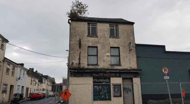Limerick City and County Council intends acquiring this property at O'Curry Street in the city. Below is a property at Main Street Feoghanagh which has also been identified