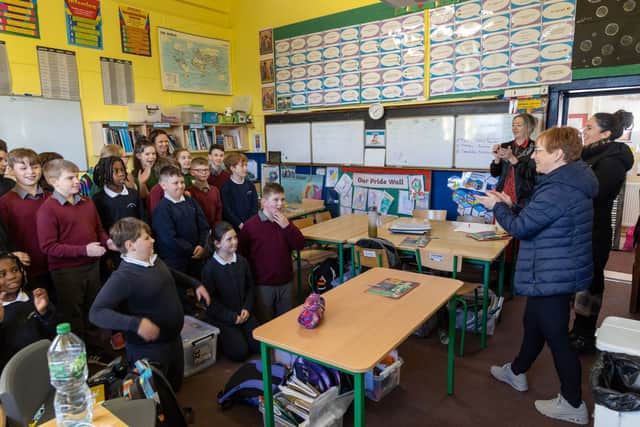 Supported by Creative Laois as part of the Creative Ireland Programme in partnership with Laois County Council, and the Art Council's Young People, Commissions and Education Award, the Music Generation Laois song-writing project was launched in Cloneyhurke NS where Rosa Flannery, Music Development Officer with Music Generation Laois, was among the speakers.