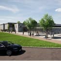 A render of the proposed store planned for the edge of Moyross