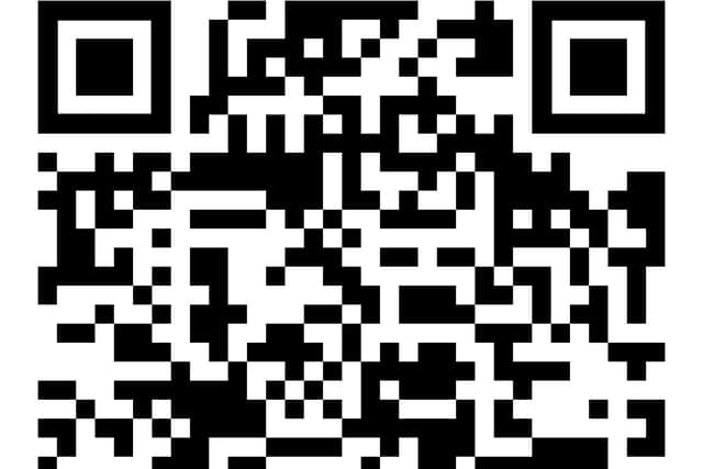 Donate on one of the many collection boxes in the community also by simply scanning the QR code (also pictured) with your phone which will bring up options to donate;