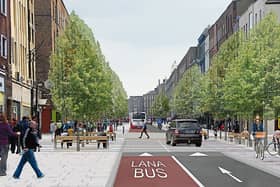 One of the artists’ impression from the original O’Connell Street proposals that were floated this year
