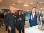 Prof Kerstin Mey, President, UL, and Dr David Fleming, UL50 Chair, pictured at the opening of the exhibition of ‘A University of Our Time: University of Limerick, 1972–2022’  | PICTURE: Alan Place