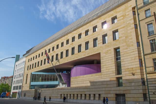He collected intelligence on the operation and layout of the British Embassy in Berlin, which was said to be useful to “an enemy, namely the Russian state”.