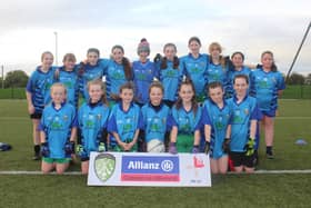 The Bellurgan NS side that won the Corn Sheán Mac Cába during day 1 on the Allianz Cumann na mBunscol autumn finals