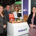 Judith Cassidy, Tourism Ireland’s Acting Head of Great Britain; Ignacio Peregrina, Smithwick’s Experience Kilkenny; Hani Krizsany, Roe & Co Distillery; and Tourism Minister Catherine Martin