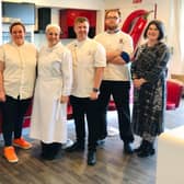 Edward Hayden (SETU lecturer), David Harte (SETU student from Wexford town), Jess Murphy (Judge), Annisa Mokhtari (TUD), Gareth Mullins (Judge), Ryan McGowan (SETU student from Arklow), Annette Sweeny