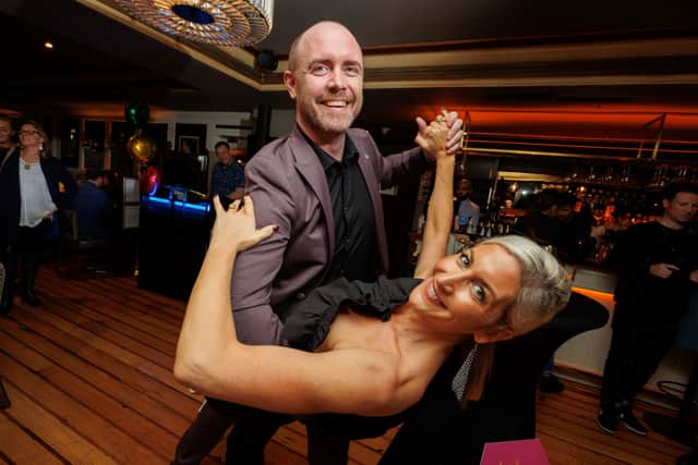 On Friday, I literally rolled into the day after Thursday night's seven courses! Luckily, I could dance it off at a Salsa &amp; Tapas at the Hibernian Hotel's Brasserie Restaurant. 