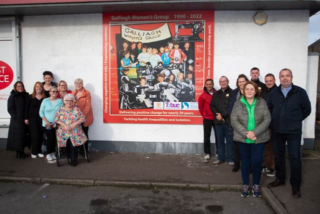 Positive impact of Galliagh Women’s Group mural
