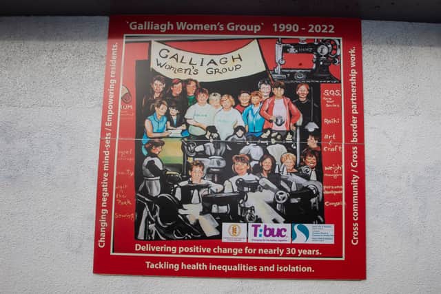 Positive impact of Galliagh Women’s Group mural