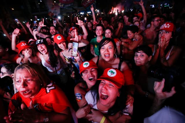“We did not face an opponent, a candidate. We faced the machine of the Brazilian state put at his service so we could not win the election,” Mr da Silva told the crowd in Sao Paulo.