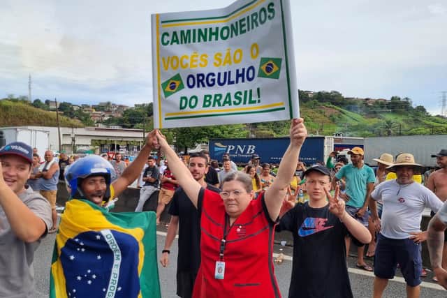 The only sign of protest came from Bolsonaro-supporting truckers who on Sunday started blocking roads across the country. By Monday night, the Federal Highway Police reported 236 incidents in 18 states, up from 136 three hours prior to that.