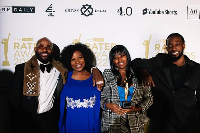 His mother Brenda and sister Tanisha were presented with the award during the ceremony held in central London on Sunday, which was hosted by Big Zuu and Julie Adenuga.