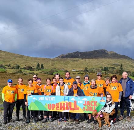 A great accomplishment for all the Abbott staff who went UP THE HILL for Jack & Jill Foundation