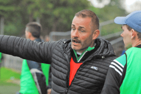 Mohill manager Eamonn O'Hara pictured on the sideline last Sunday Pic: Willie Donnellan