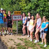 Youngsters enjoying the trip to Taize last summer