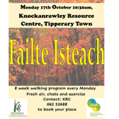 Knockanrawley Resource Centre in Tipperary Town is organising an eight week walking programme
