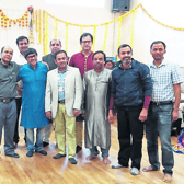 Members of the Indian community celebrating Durga Puja last week
