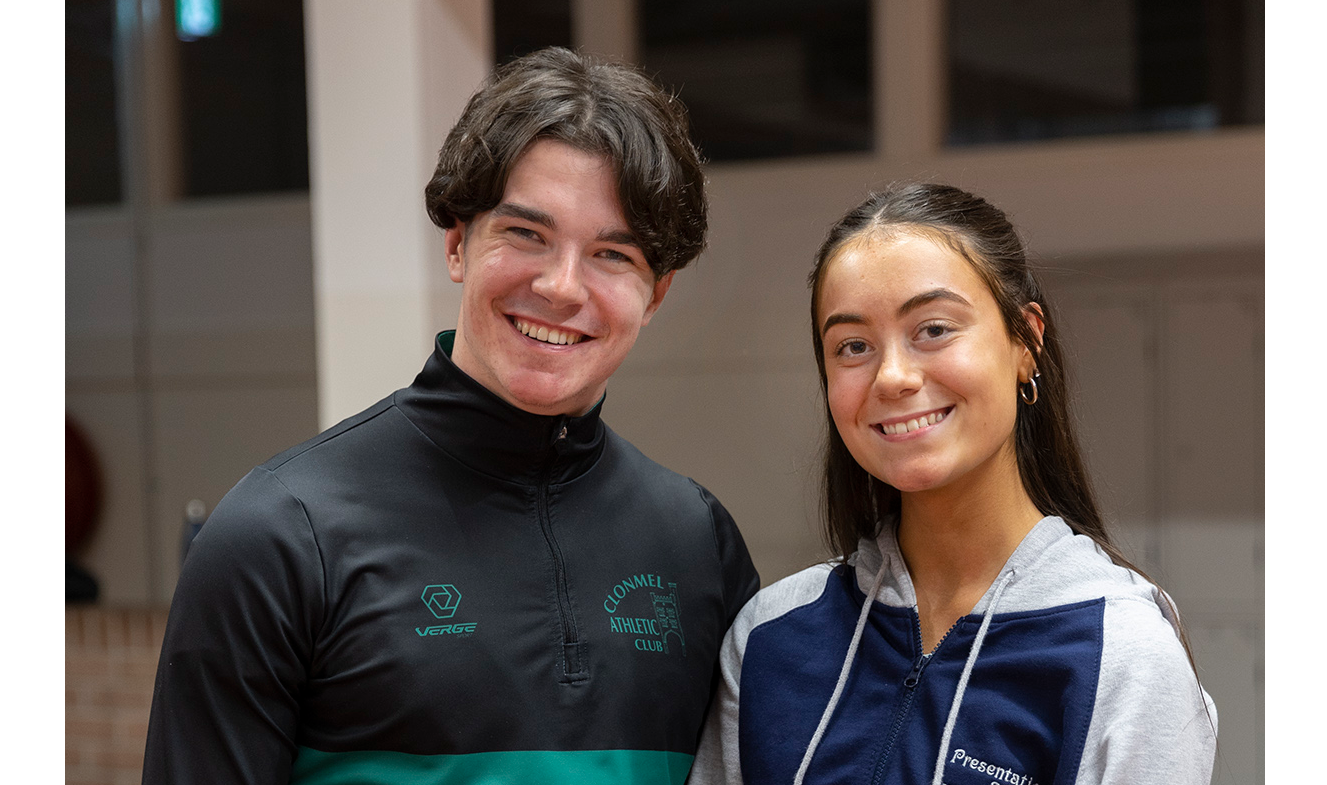 Jack Boland (Chad) and Molly O’Brien (Natalie) will appear in All Shook Up at the White Memorial Theatre in Clonmel from October 24-27. Picture: John D Kelly